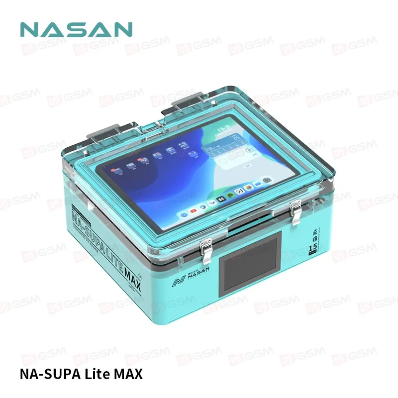 Комплект для переклейки Nasan Supa Lite Max (Ламинатор 15", барокамера B6 Max, помпа RS2,компрессор) фото в интернет-магазине 05gsm.ru