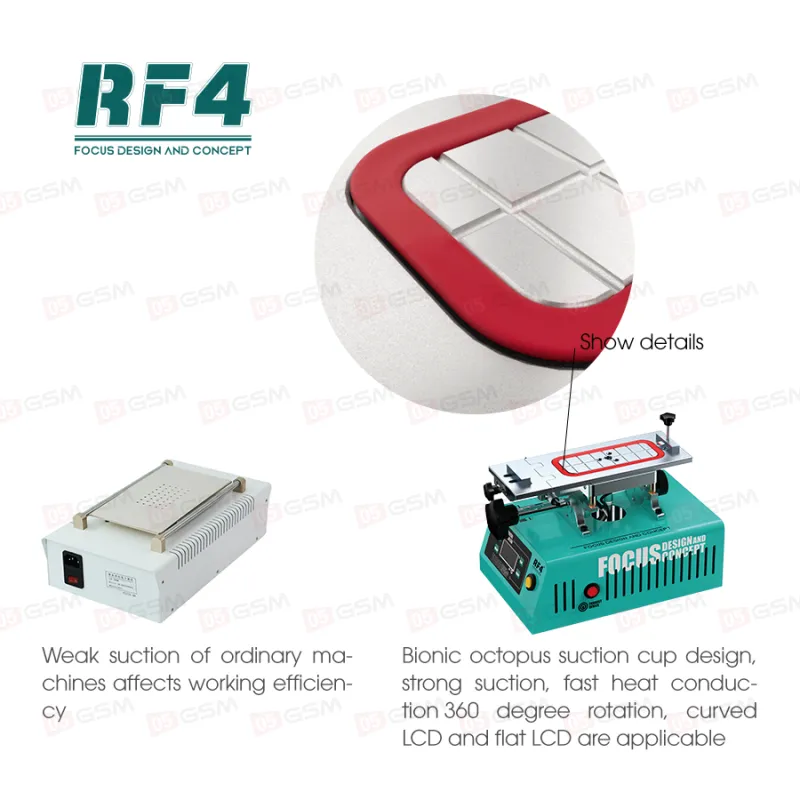Сепаратор вакуумный для снятия стекла RF4 RF-Freedom (Поворотный) фото в интернет-магазине 05gsm.ru