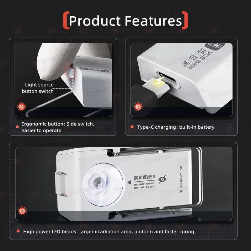 Лампа ультрафиолетовая YCS UV Mini фото в интернет-магазине 05gsm.ru