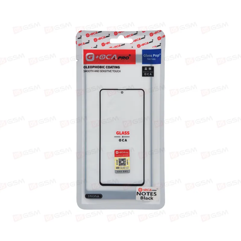 Стекло + OCA (G+OCA) Redmi Note 5 черное фото в интернет-магазине 05gsm.ru
