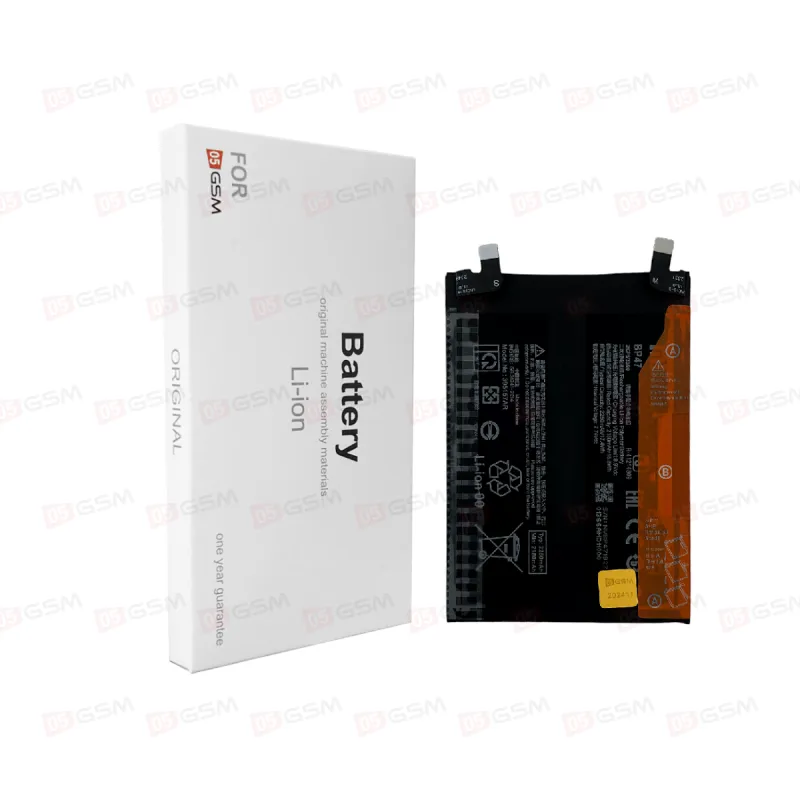 Аккумулятор Redmi Note 11 Pro Plus 5G [BP47] (05GSM; 4500 мАч; гарантия 1 год) фото в интернет-магазине 05gsm.ru