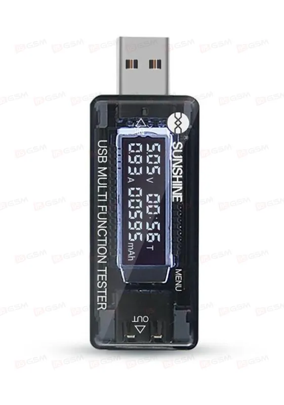 Тестер USB Sunshine SS-302A (2.8-30V; 5A) фото в интернет-магазине 05gsm.ru