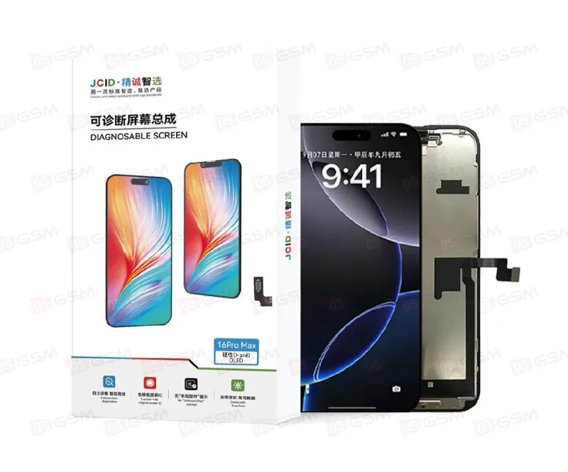 Дисплей без ошибки iPhone 16 Pro Max (JCID Diagnosable OLED-16PM; матрица Hard OLED; 120 Гц) фото в интернет-магазине 05gsm.ru