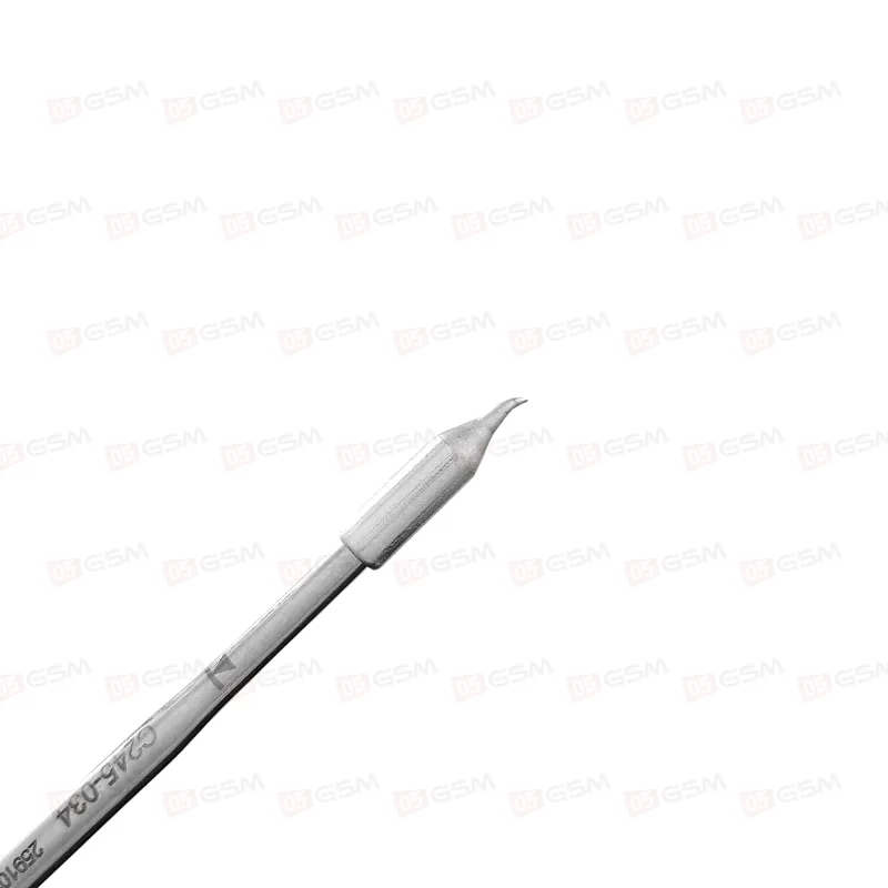 Жало паяльное JBC C245-034 (Изогнутое коническое; 0.4х8 мм) фото в интернет-магазине 05gsm.ru