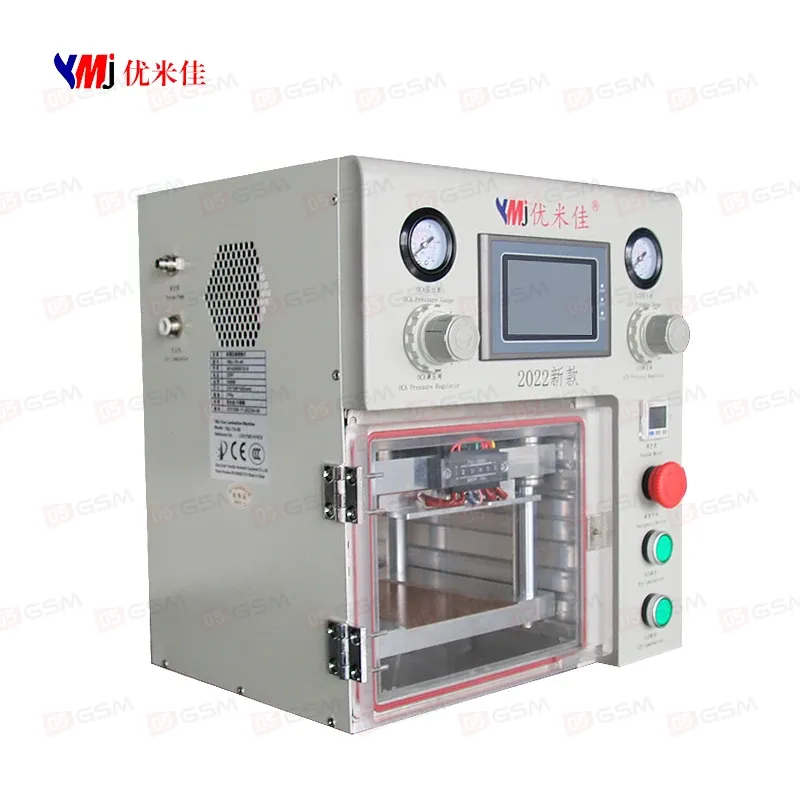 Комплект для переклейки дисплеев YMJ TH-40 (Ламинатор 7" и двухступенчатая помпа) фото в интернет-магазине 05gsm.ru