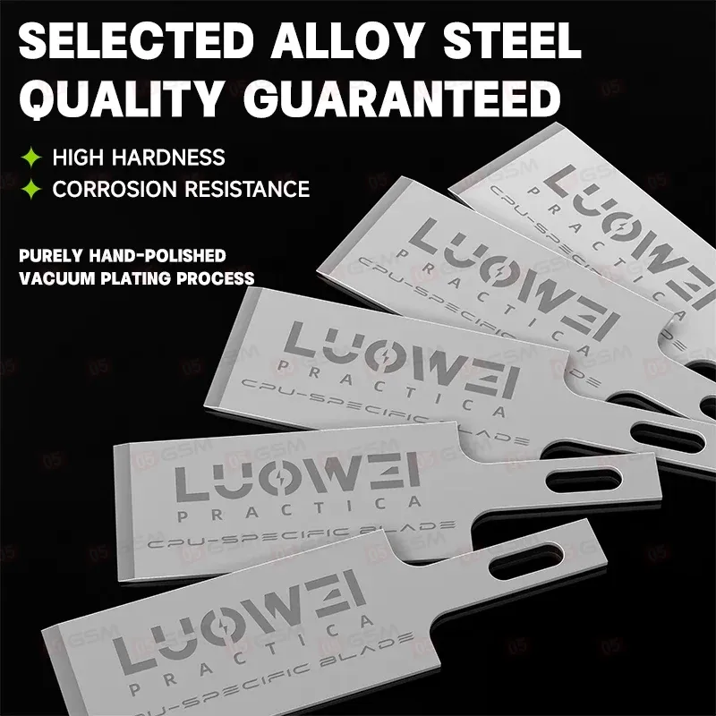 Лезвие на скальпель Luowei LW-326 (12 мм; 10 штук) фото в интернет-магазине 05gsm.ru