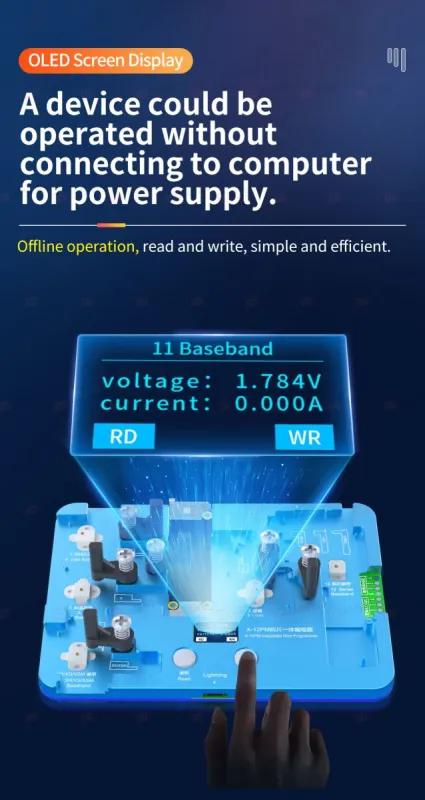 Программатор JCID BLE X-12PM (Baseband/Logic chip EEPROM; Non removal) фото в интернет-магазине 05gsm.ru