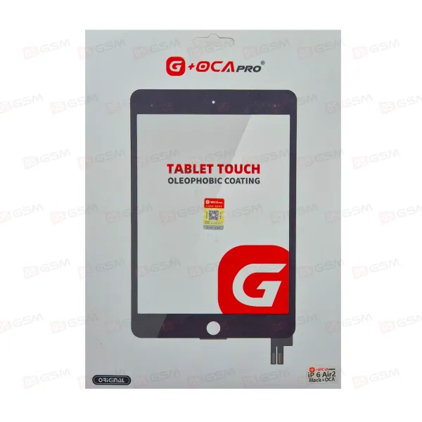 Сенсор IPad 6 AIR2 ORIG (G+OCA) черный (A1566/A1567) фото в интернет-магазине 05gsm.ru