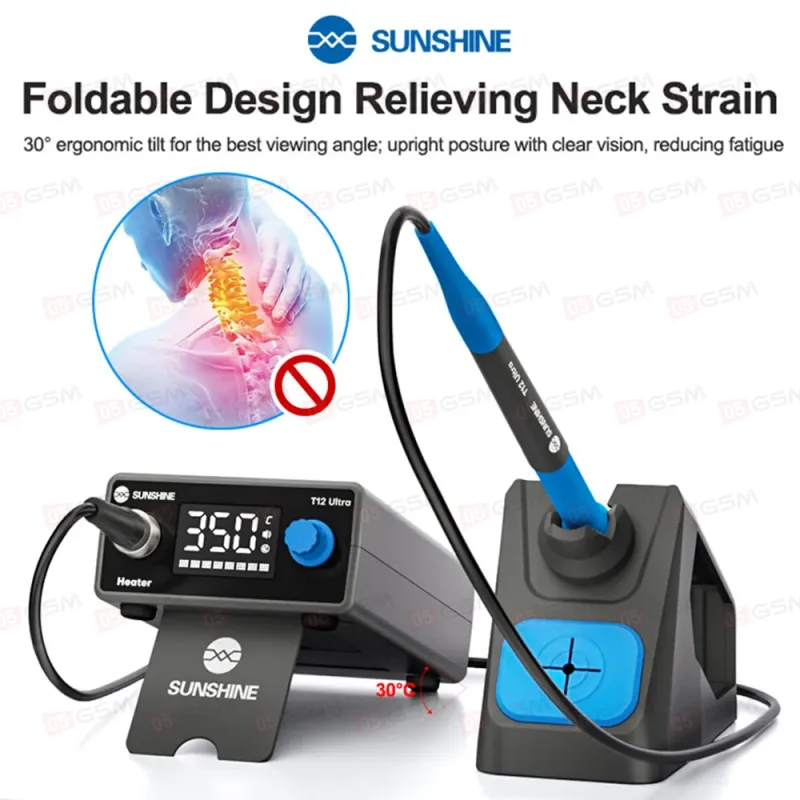 Паяльная станция Sunshine T12 Ultra фото в интернет-магазине 05gsm.ru