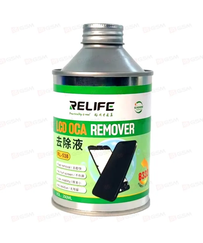 Жидкость для очистки дисплеев от OCA Relife RL-538 фото в интернет-магазине 05gsm.ru