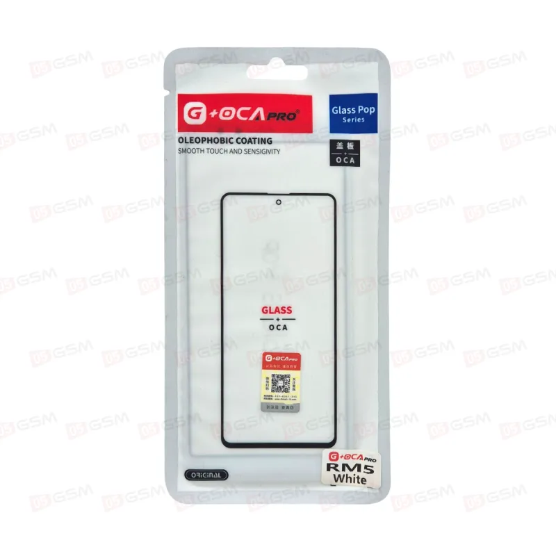 Стекло + OCA (G+OCA) Redmi 5 белое фото в интернет-магазине 05gsm.ru