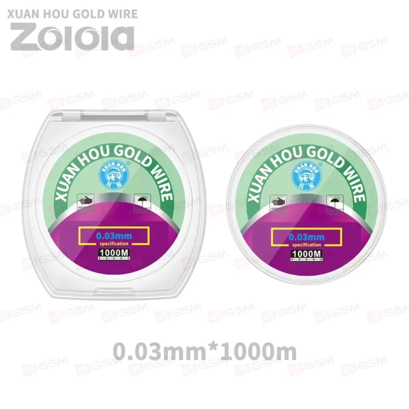 Проволока для снятия стекла Xuanhou Zolola (0.03 мм; 1000 м) фото в интернет-магазине 05gsm.ru
