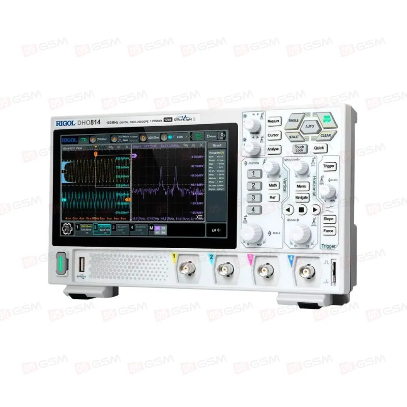 Осциллограф настольный Rigol DHO814 (Высокоточный; 100 МГц) фото в интернет-магазине 05gsm.ru