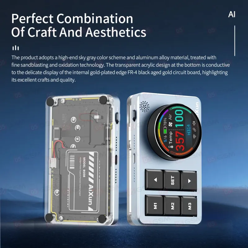 Пульт с голосовым управлением Aixun BS08 (Для паяльных станций и блоков питания) фото в интернет-магазине 05gsm.ru