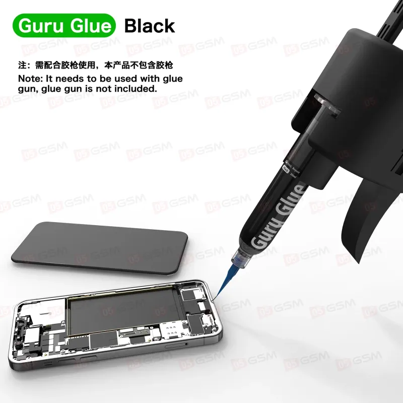 Клей полиуретановый 2UUL DA43 Guru Glue (Черный; 30 мл) фото в интернет-магазине 05gsm.ru