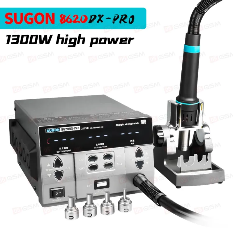 Термовоздушный фен Sugon 8620-DX Pro (Паяльная станция) фото в интернет-магазине 05gsm.ru