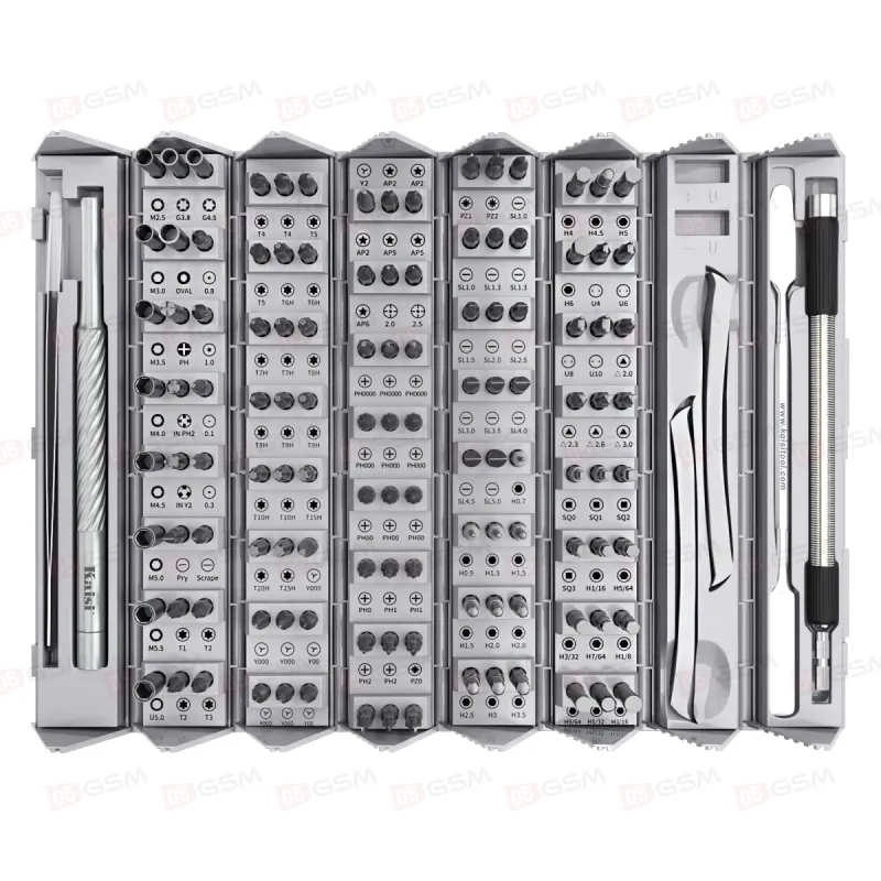 Набор отверток Kaisi K-8128 (128 в 1) фото в интернет-магазине 05gsm.ru