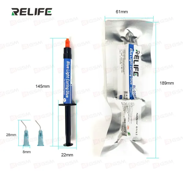 Клей ультрафиолетовый Relife RL-035G Blue Light (Для ремонта камеры) фото в интернет-магазине 05gsm.ru