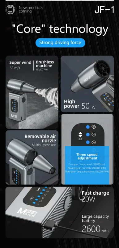 Воздуходув-пылесос MaAnt JF-1 фото в интернет-магазине 05gsm.ru