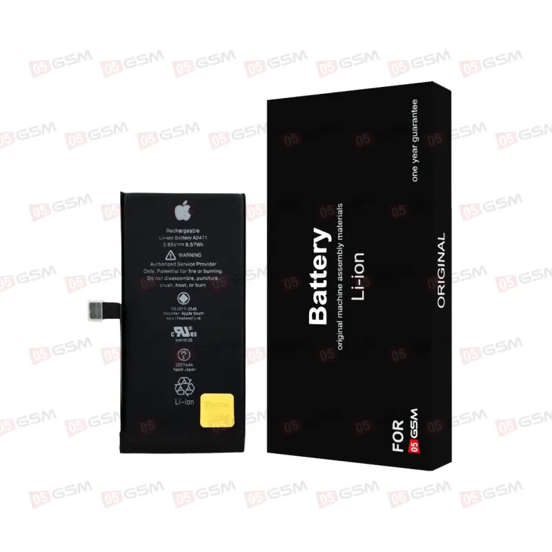 Аккумулятор без ошибки iPhone 12 Mini (05GSM 100%-2; 2227 мАч; гарантия 1 год) фото в интернет-магазине 05gsm.ru