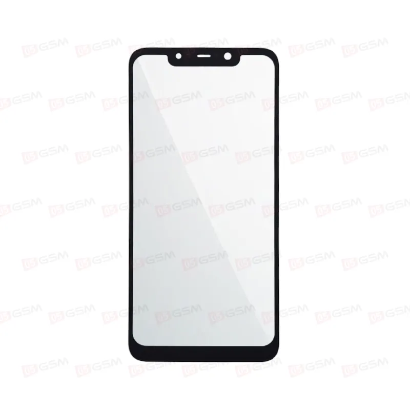 Стекло + OCA (G+OCA) POCO F1 черное фото в интернет-магазине 05gsm.ru