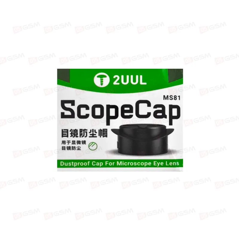 Резинки-наглазники с пылезащитой 2UUL MS81 ScopeCap (На окуляры микроскопа) фото в интернет-магазине 05gsm.ru