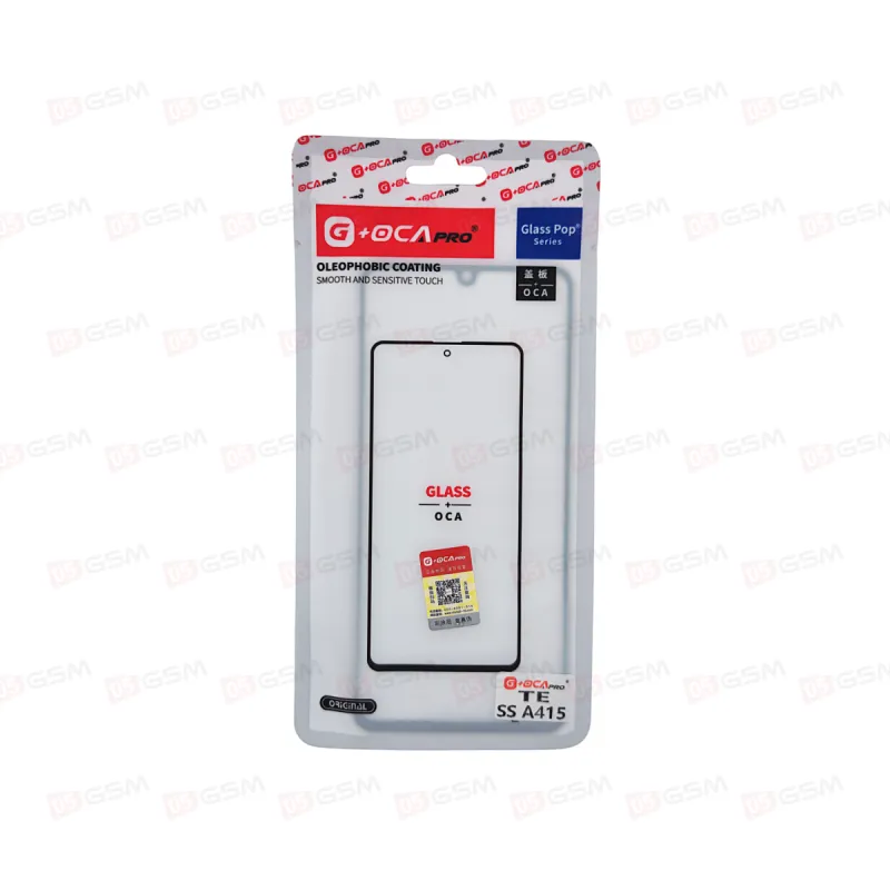 Стекло + OCA (G+OCA) Samsung A415 черный фото в интернет-магазине 05gsm.ru