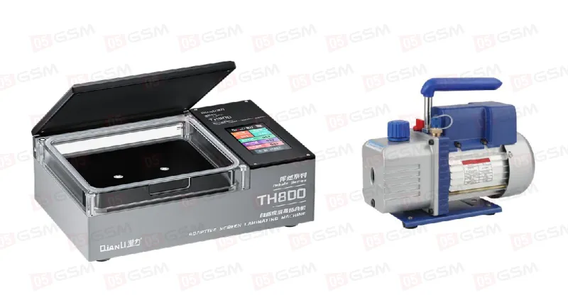 Комплект для переклейки дисплеев Qianli iWhole TH800 (Ламинатор и помпа) фото в интернет-магазине 05gsm.ru