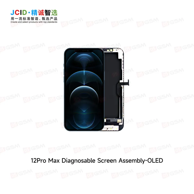 Дисплей без ошибки iPhone 12 Pro Max (JCID Diagnosable OLED-12PM; матрица Soft OLED; 60 Гц) фото в интернет-магазине 05gsm.ru