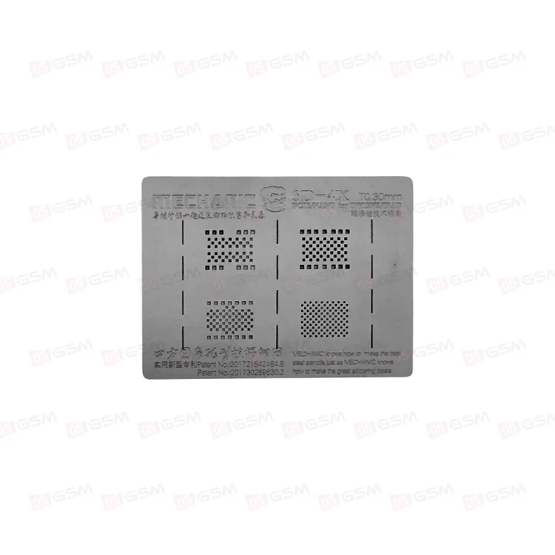 Трафарет для BGA Mechanic 3D-4X IPAD / IPHONE фото в интернет-магазине 05gsm.ru