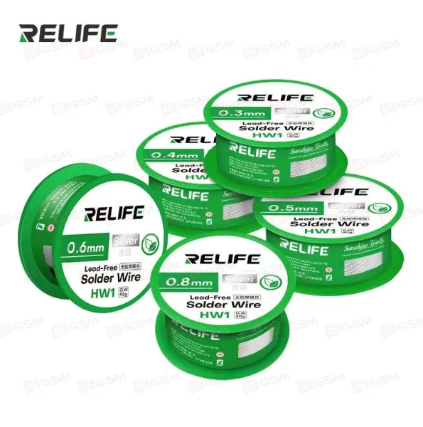 Припой катушка Relife HW1 0.8мм (40г) фото в интернет-магазине 05gsm.ru