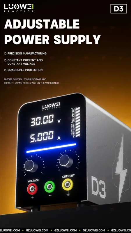 Блок питания Luowei LW-D3 (Линейный; 30 В; 5 А) фото в интернет-магазине 05gsm.ru