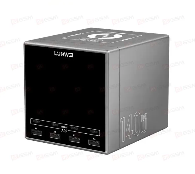 Многопортовое зарядное устройство Luowei LW-U1 (8 портов; 140 Вт; быстрая и беспроводная зарядка) фото в интернет-магазине 05gsm.ru