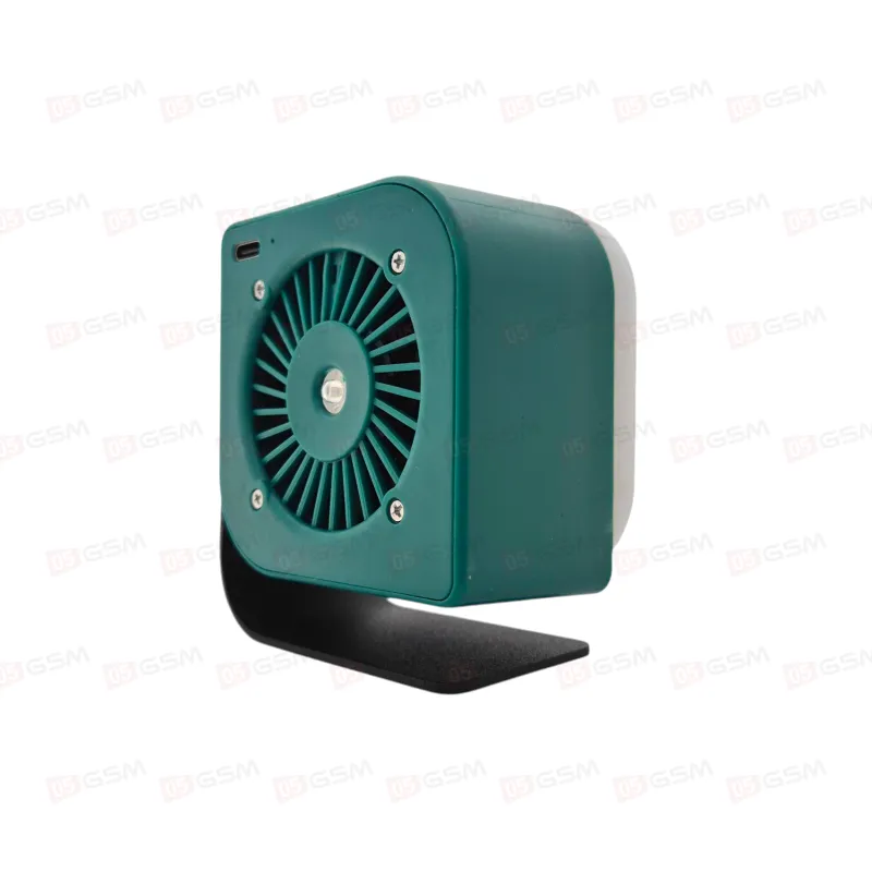 Дымоотвод c УФ-лампой, кулером и подсветкой TBK-F001 (Зеленый) фото в интернет-магазине 05gsm.ru