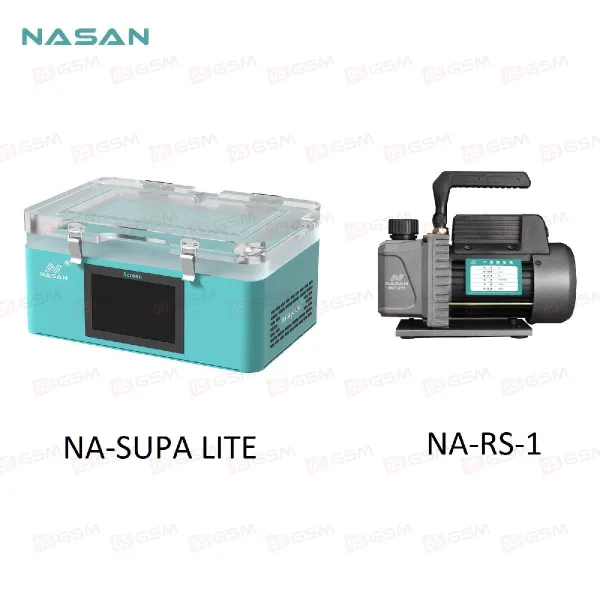 Комплект для переклейки дисплеев Nasan Supa Lite (Ламинатор 7" и помпа) фото в интернет-магазине 05gsm.ru