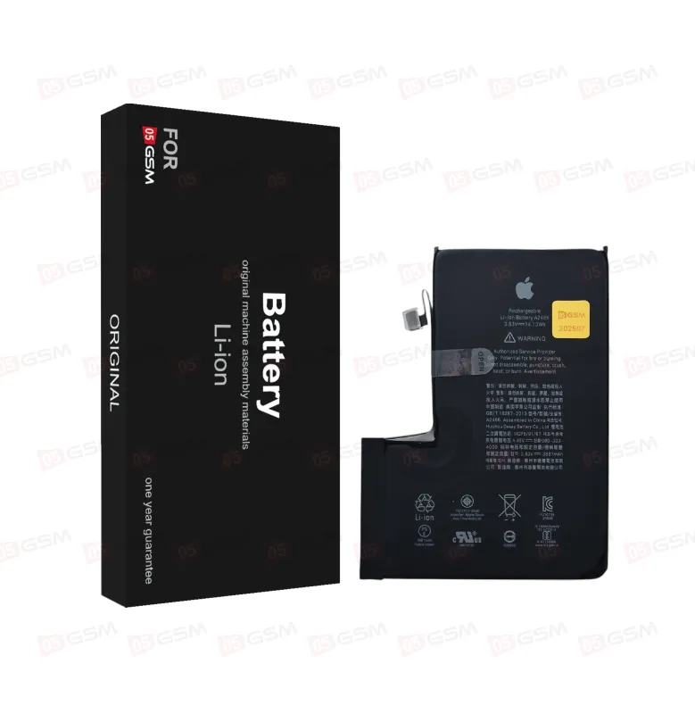 Аккумулятор без ошибки iPhone 12 Pro Max (05GSM 100%-2; 3687 мАч; гарантия 1 год) фото в интернет-магазине 05gsm.ru