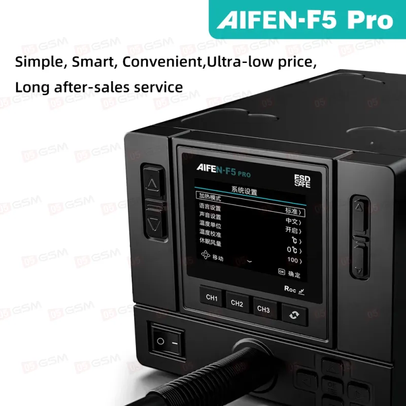 Термовоздушный фен Aifen F5 Pro (Паяльная станция) фото в интернет-магазине 05gsm.ru