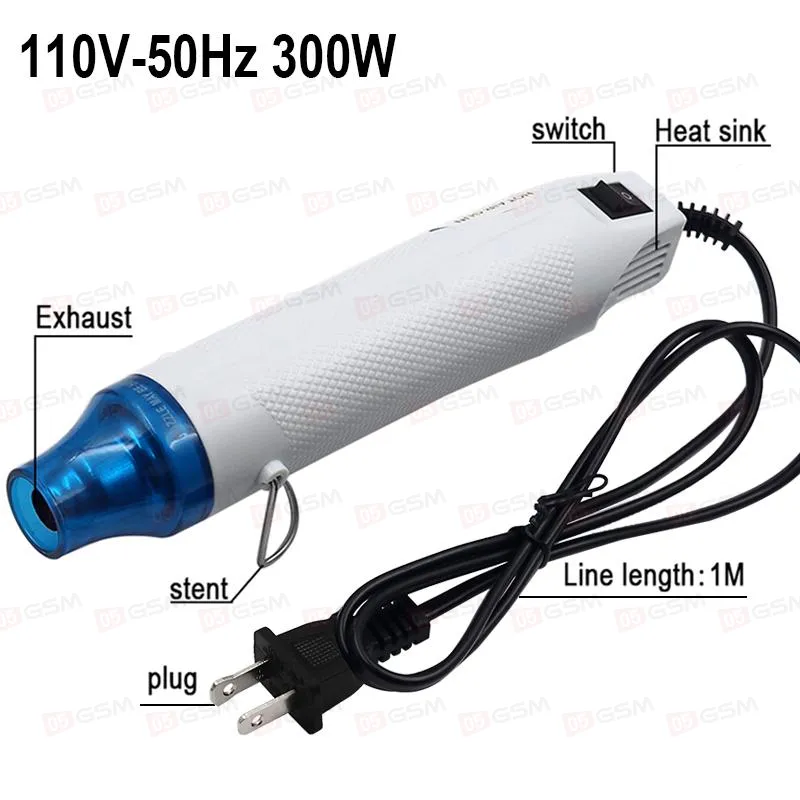 Фен миниатюрный Jigong LS-300 (300 Вт; 200°C) фото в интернет-магазине 05gsm.ru