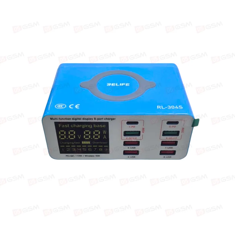 [Б/У] Многопортовое зарядное устройство Relife RL-304S (После сервисного обслуживания) фото в интернет-магазине 05gsm.ru
