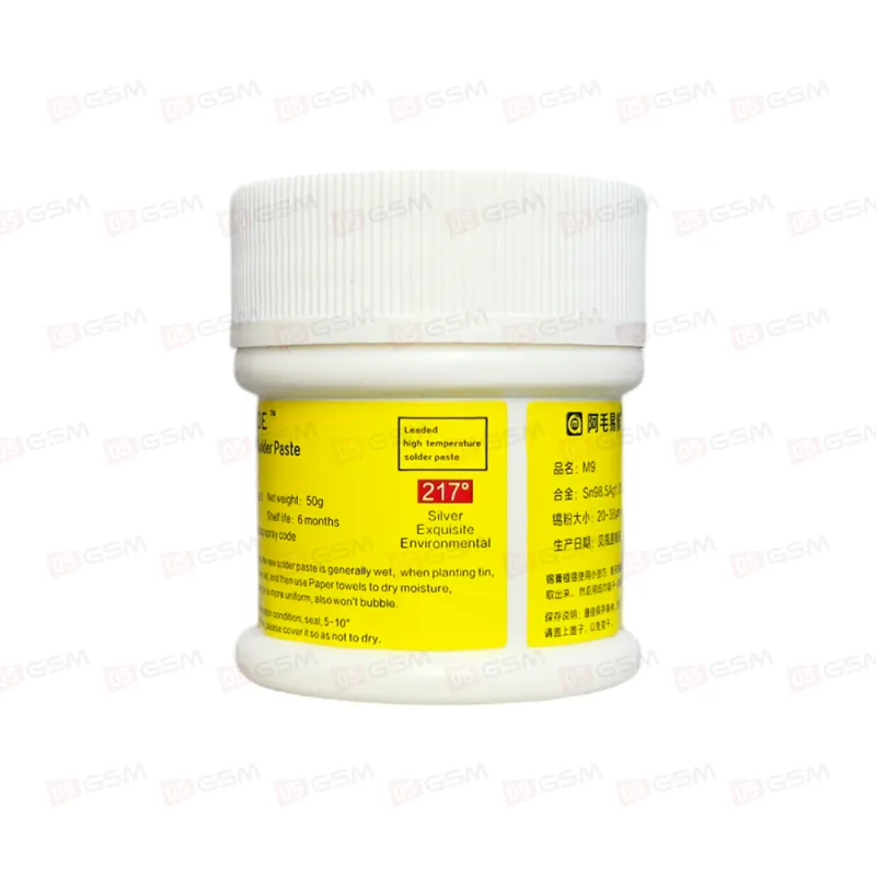 Паста для BGA IC Amaoe M9 (217°C Sn98.5 Ag1.0 Cu0.5) 50g (жидкое олово) фото в интернет-магазине 05gsm.ru