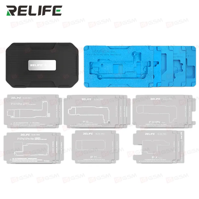 Монтажная платформа Relife RL-601T для iPhone X-17 Pro Max (Middle Frame) фото в интернет-магазине 05gsm.ru