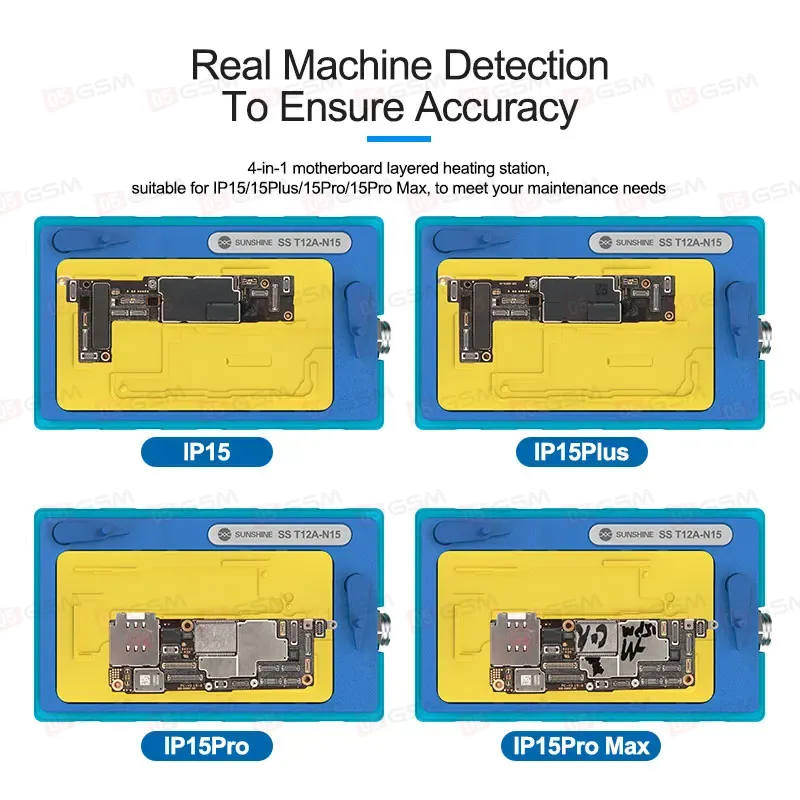 Нижний подогрев плат Sunshine SS-T12A (Модуль N15 для iPhone 15 Series) фото в интернет-магазине 05gsm.ru