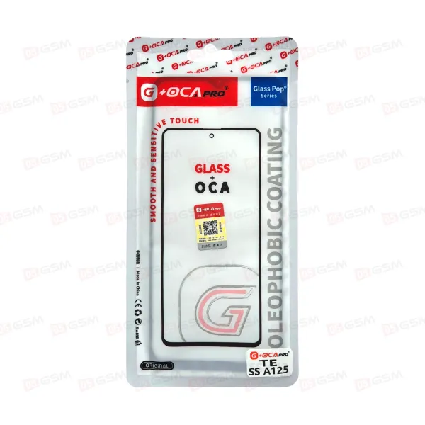 Стекло + OCA (G+OCA) Samsung A125 (Tempered Glass) фото в интернет-магазине 05gsm.ru