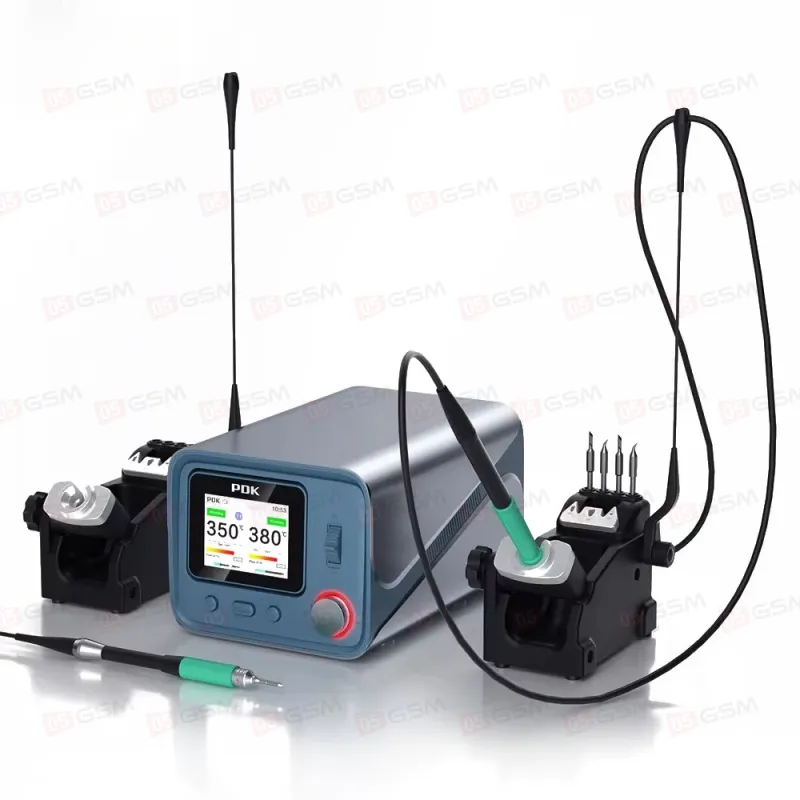 Паяльная станция i2C PDK 1200 (Ручки 115+210 и 2 жала) фото в интернет-магазине 05gsm.ru