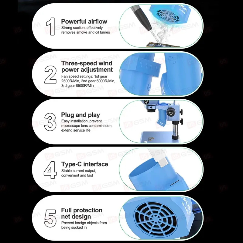 Дымоотвод Relife RL-6600 (На микроскоп) фото в интернет-магазине 05gsm.ru