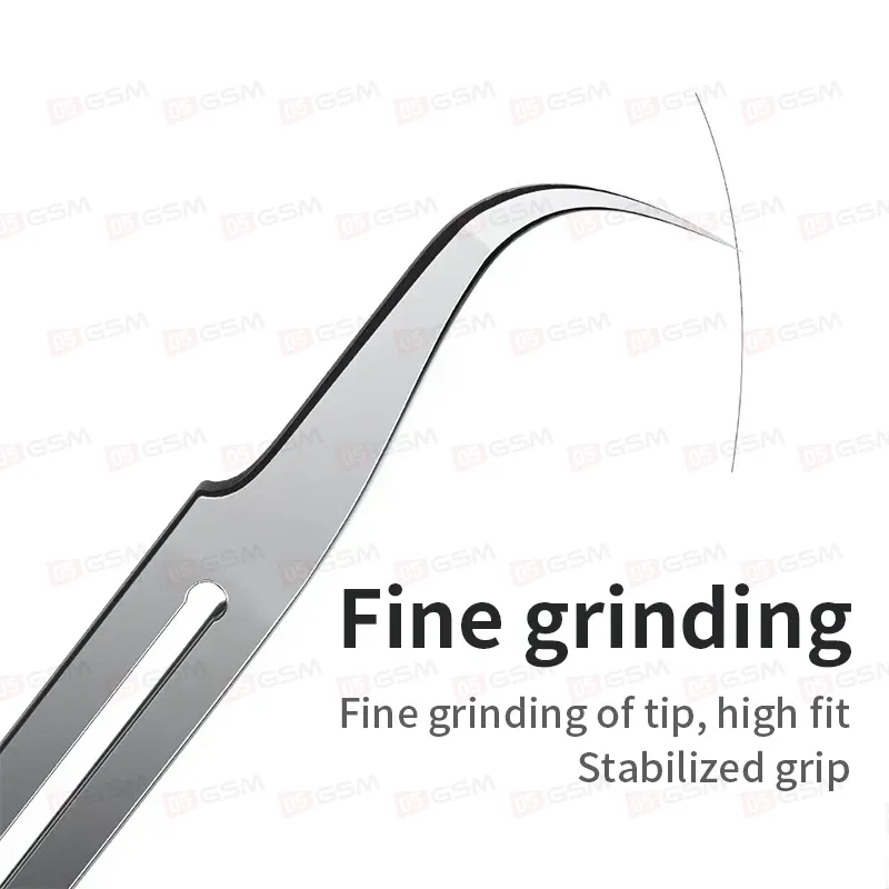 Пинцет изогнутый MaAnt SS-J (Немагнитный) фото в интернет-магазине 05gsm.ru