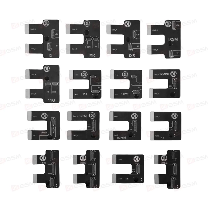 Тестер дисплеев Dianli DL400 Pro (Со шлейфами X-17 Pro Max) фото в интернет-магазине 05gsm.ru