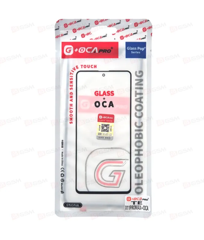 Стекло G+OCA iPhone 11 Pro Max + OCA пленка фото в интернет-магазине 05gsm.ru