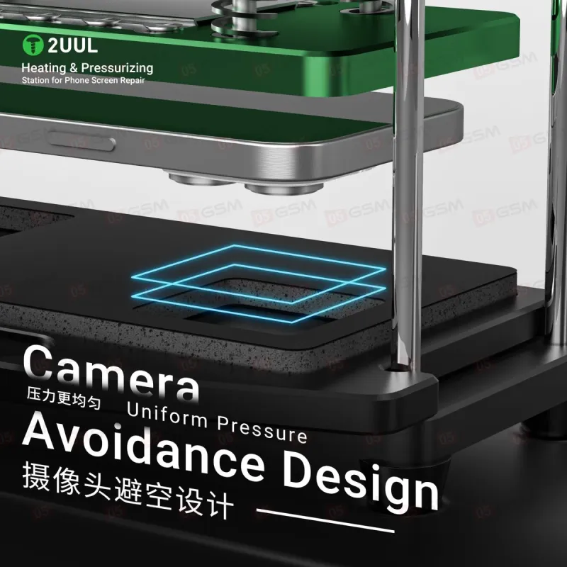 Пресс для телефона с подогревом 2UUL DA05 фото в интернет-магазине 05gsm.ru