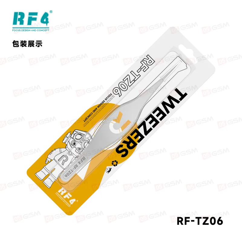 Пинцет прямой RF4 RF-TZ06 фото в интернет-магазине 05gsm.ru